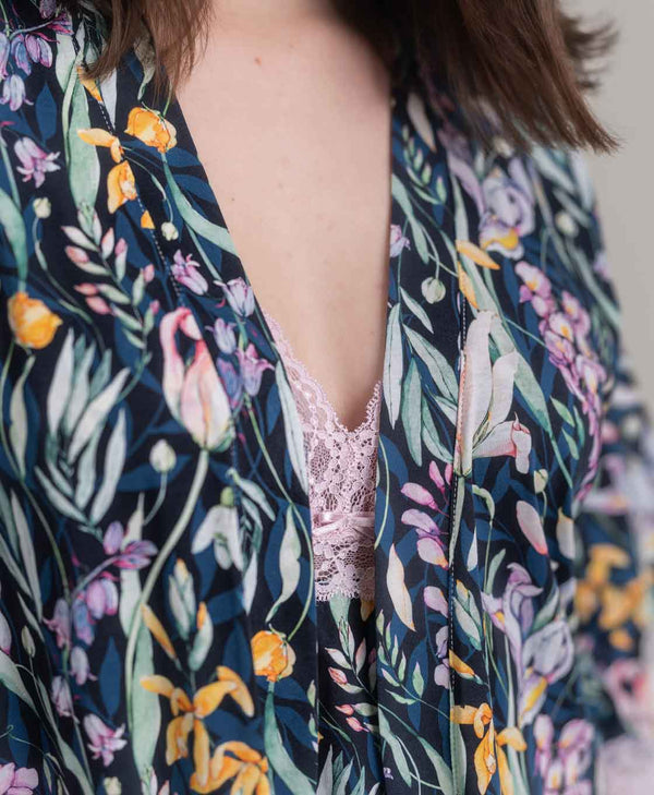 Kimono in Botanical Night