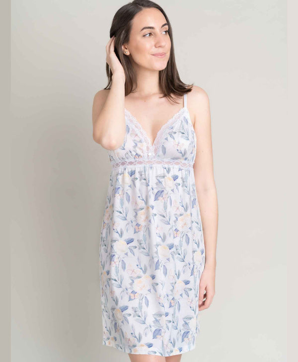 Atenas Nightgown in Yellow Rose