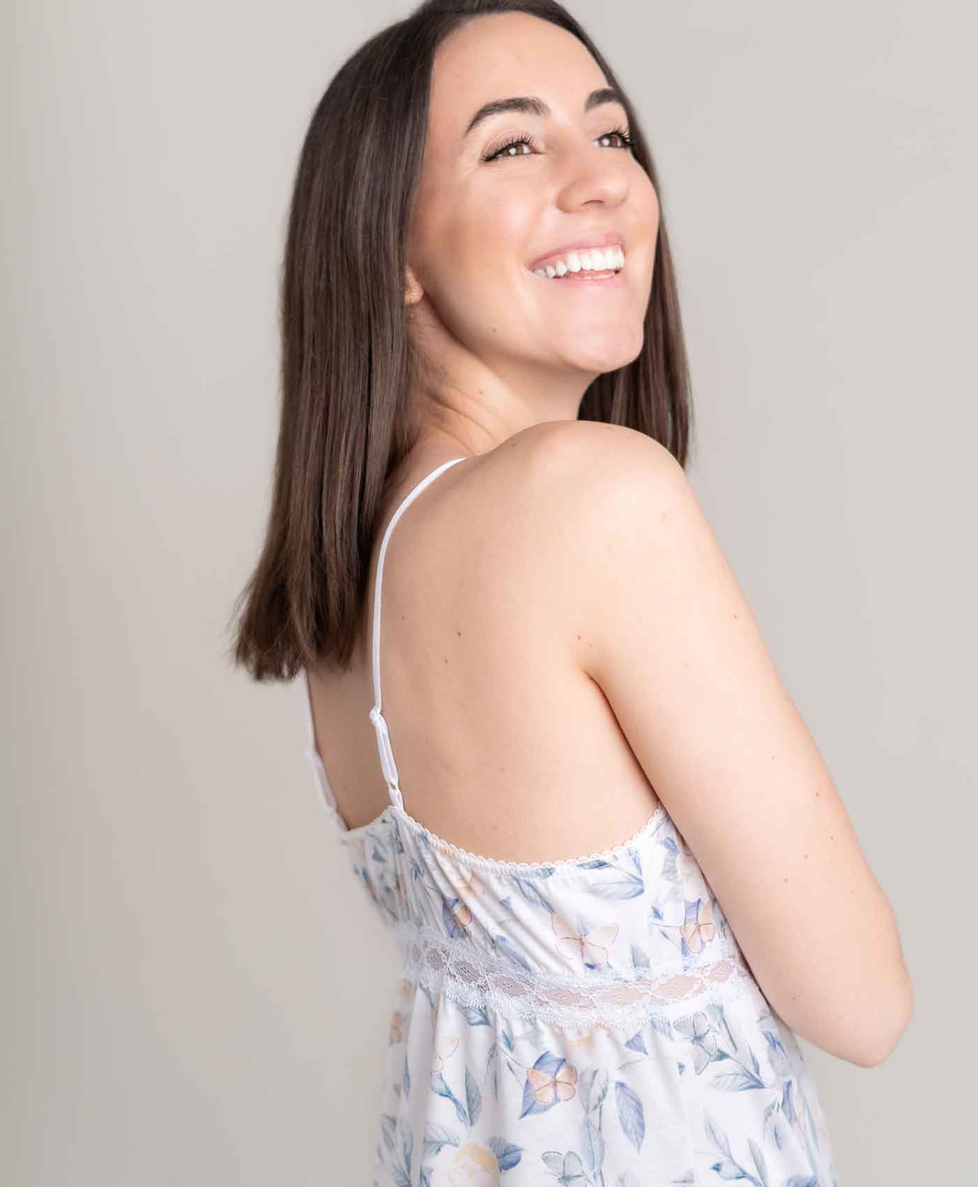 Atenas Nightgown in Yellow Rose