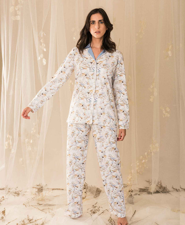 Monalisa PJ Set in Venus Blue
