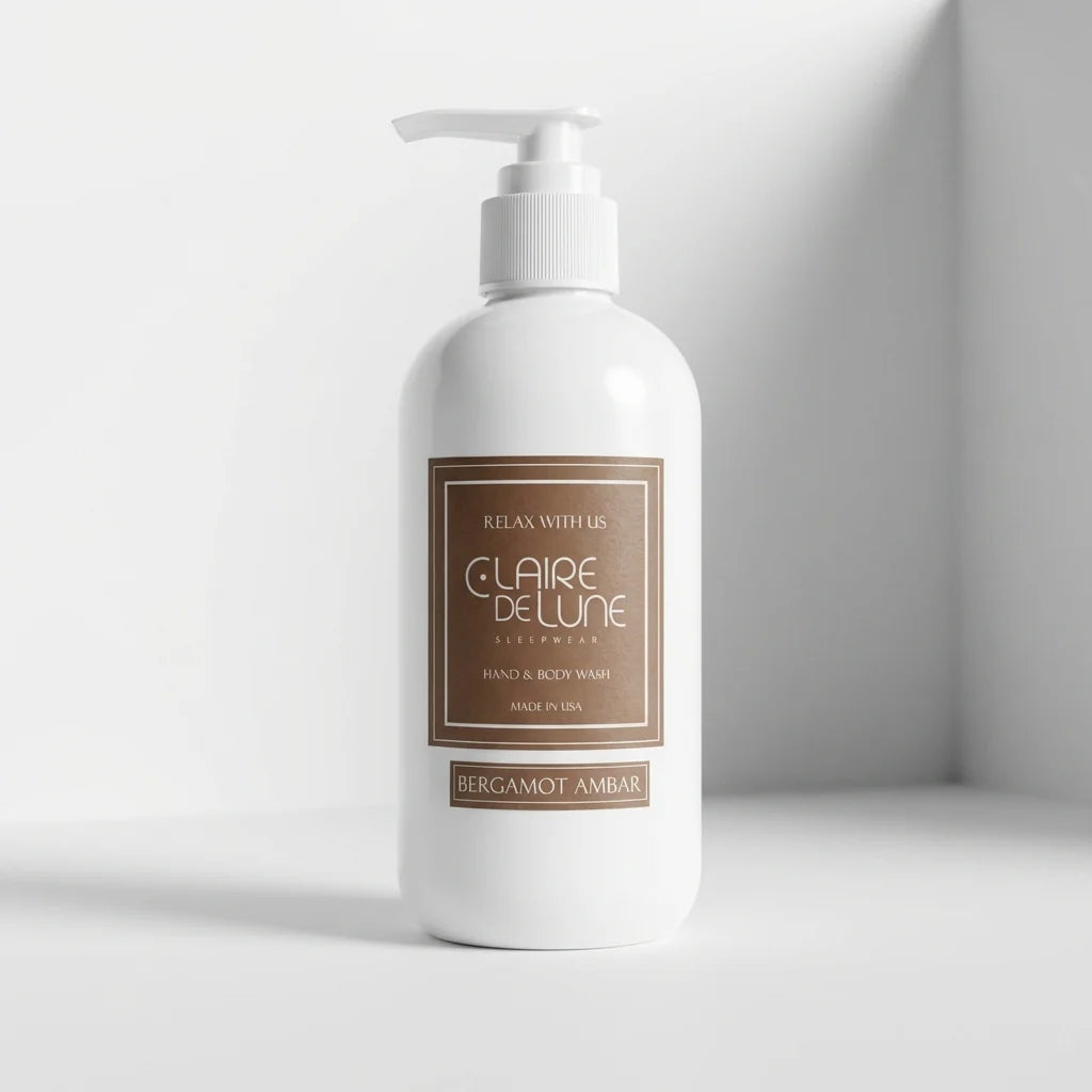 Hand & Body Wash Bergamot Amber 8oz (Calm Me)