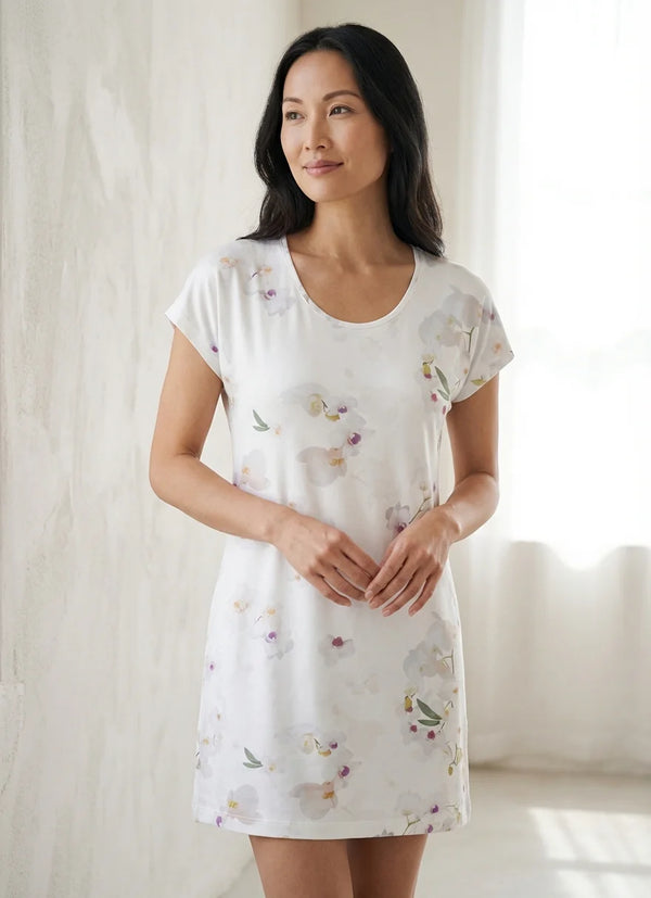 Karen Nightgown Short in Orchid