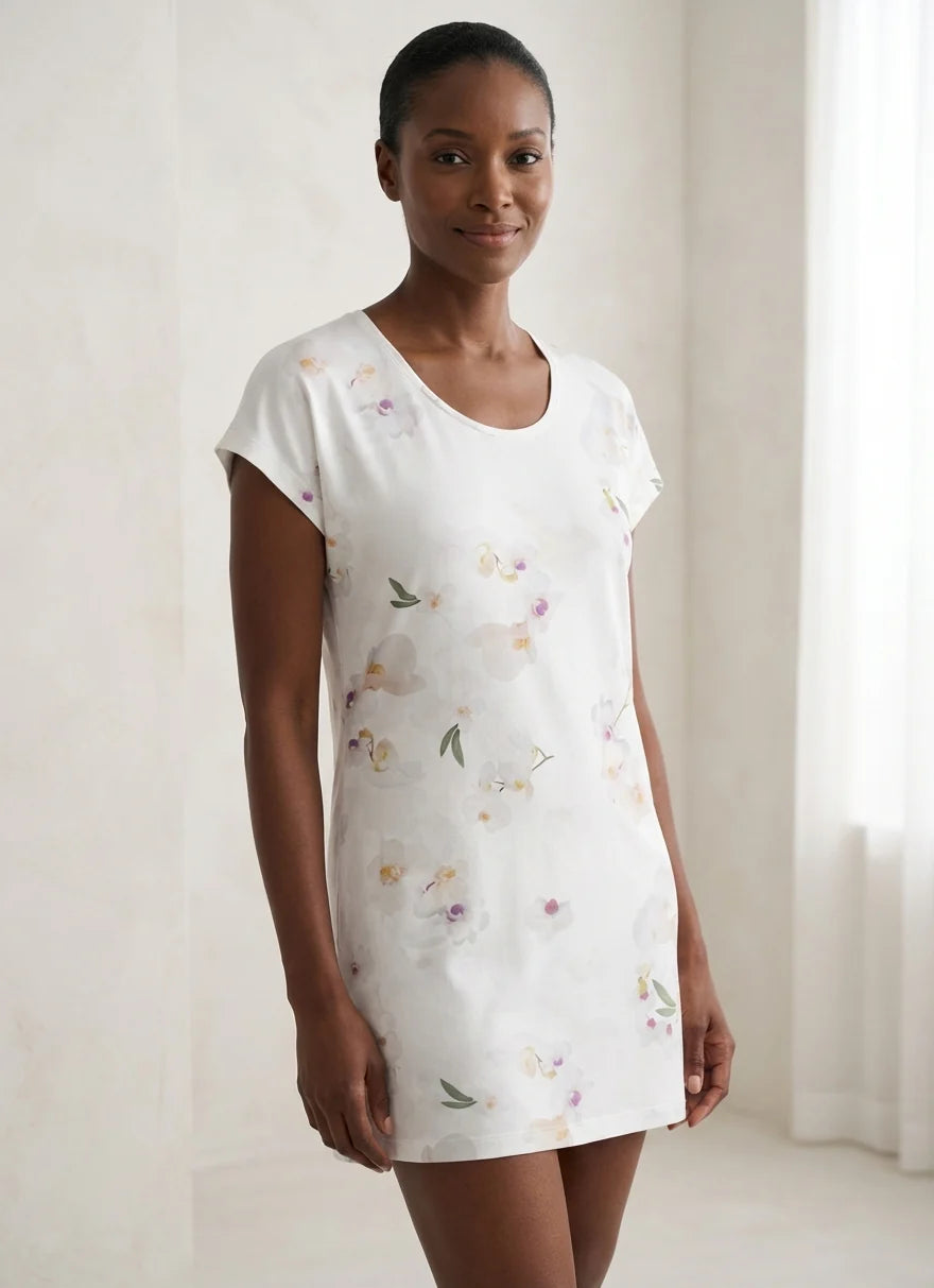 Karen Nightgown Short in Orchid