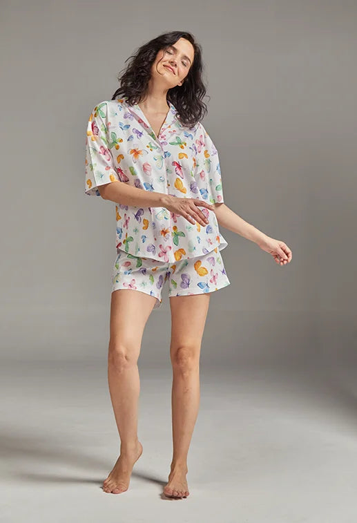 Claire Short PJ in Butterfly