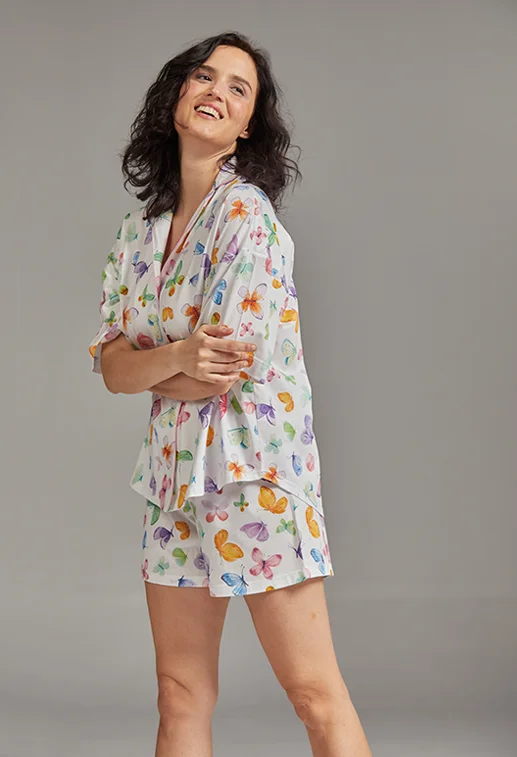 Claire Short PJ in Butterfly