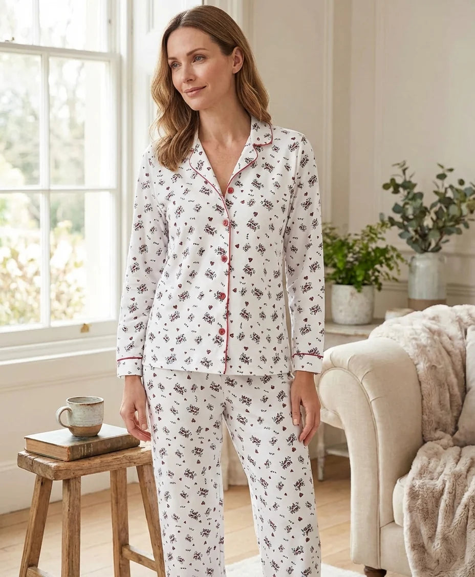 Monalisa PJ Set in Hearts Cool Mom