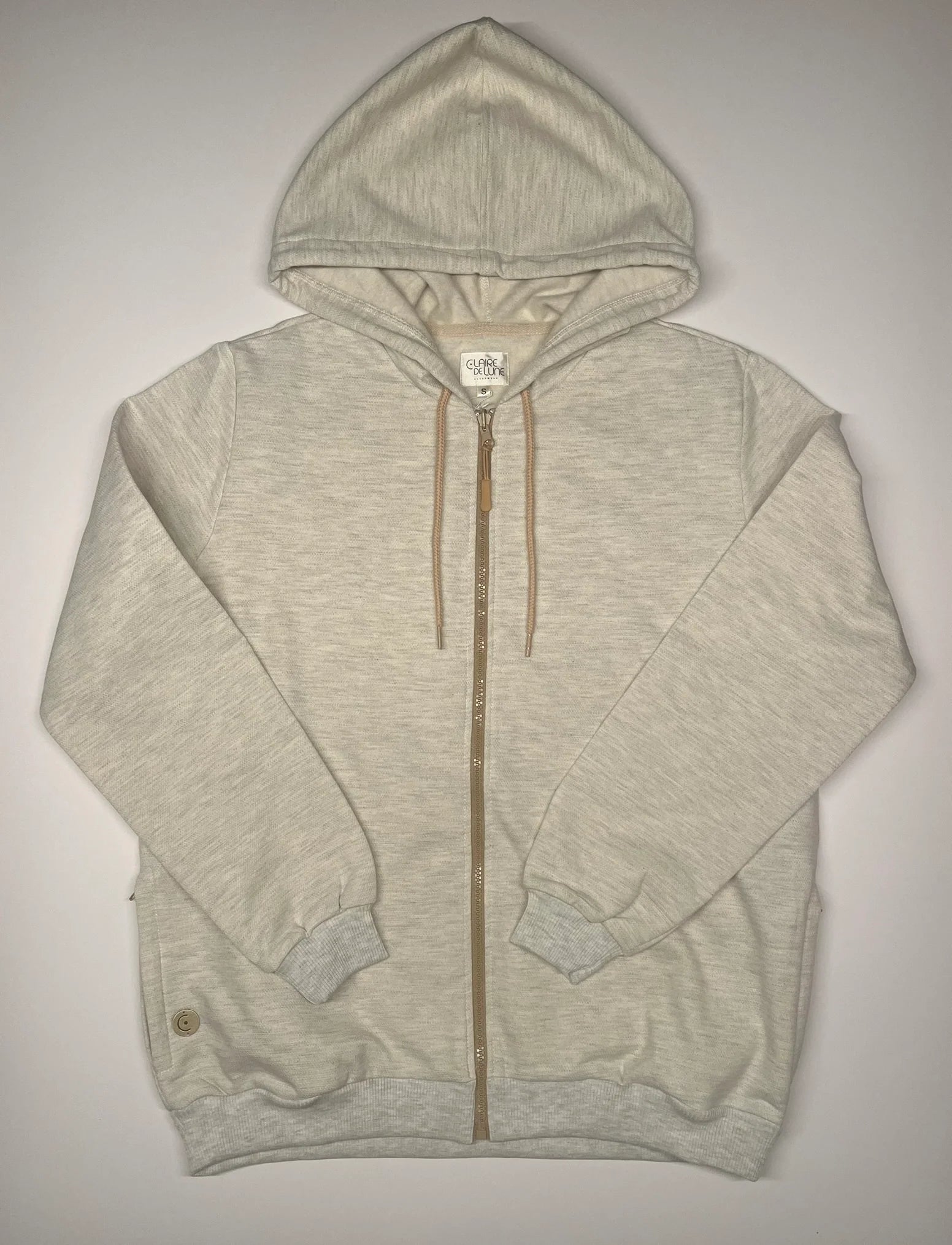 Pima Sweat Suit Set in Beige