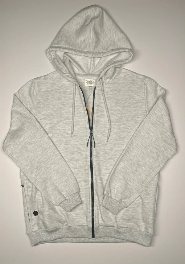 Pima Sweat Suit Set in Gray